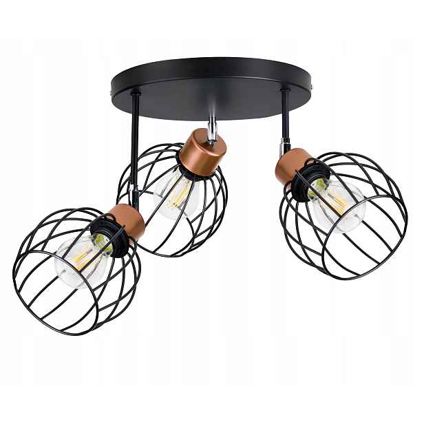 Lampa Stropní Svítidlo Lustr vysoký pohyblivý loft Kula 3