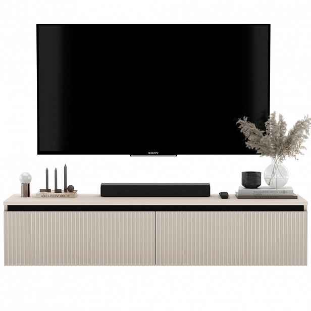 Meble Lindner TV-STOLEK Selene matný kašmír 140 cm