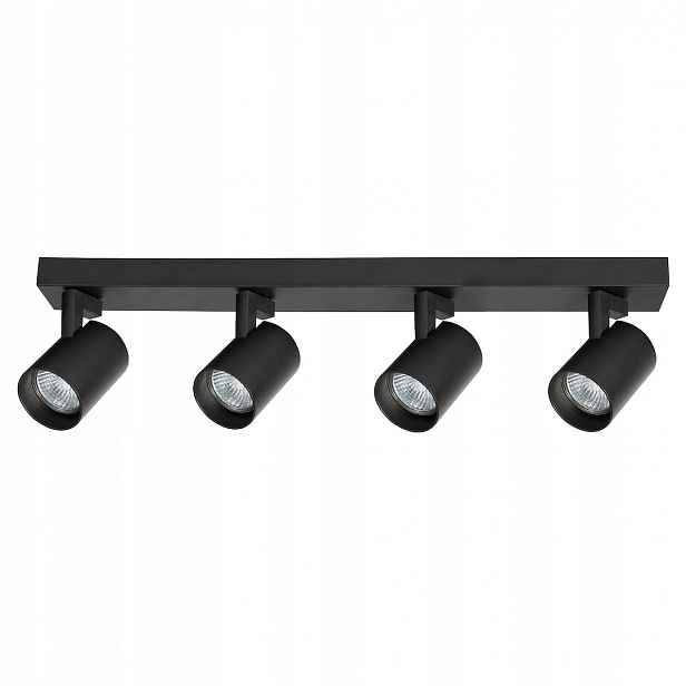 Milagro Stropní reflektor Spot Lampa Černá Volf 4xGU10 Led Lišta ML1295