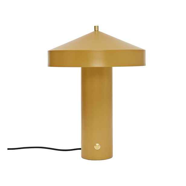 Okrově žlutá kovová stolní lampa (výška 41 cm) Hatto – OYOY Living Design