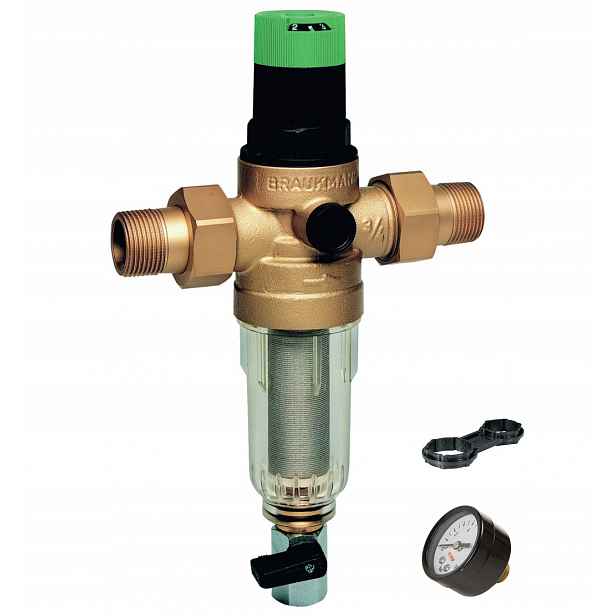 Redukce s filtrem 1" manometr Honeywell Resideo FK06 1 palců