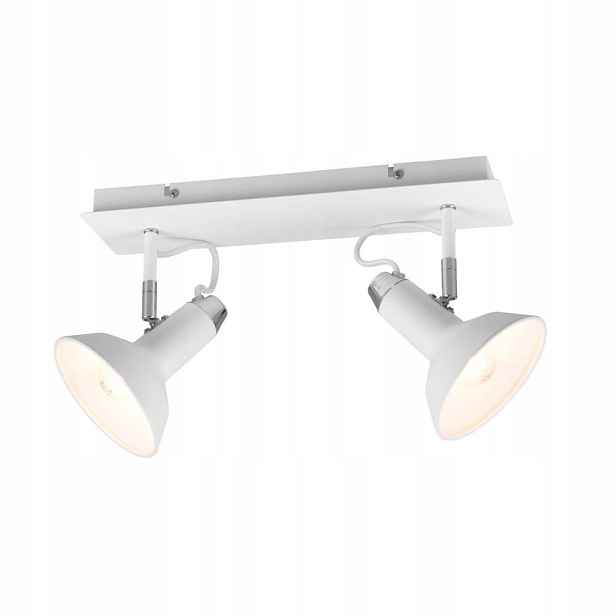 Reflektorová lampa Spot Pohyblivé svítidlo Roxie Bílá Kov 2xE14 Trio