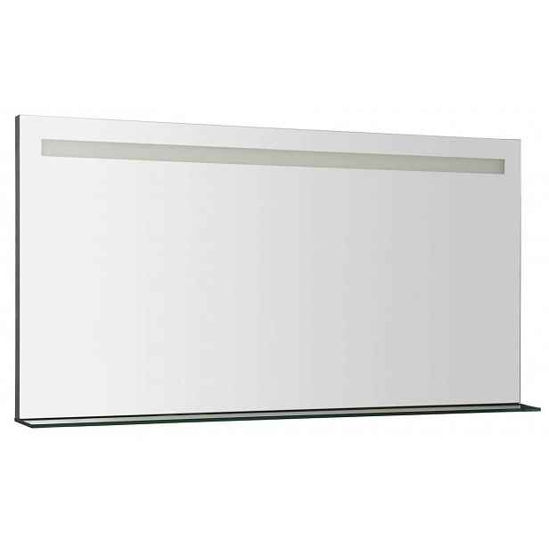 Sapho Breto - Zrcadlo Breto, 120x61 cm, s LED osvětlením a poličkou BT120