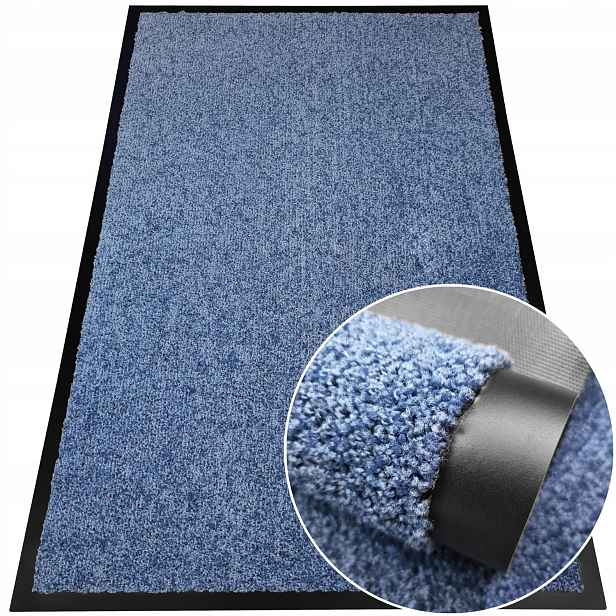 Stěrač Pod Dveře Stěrač Na Boty Modrý 80x120 Absorpční Podložka