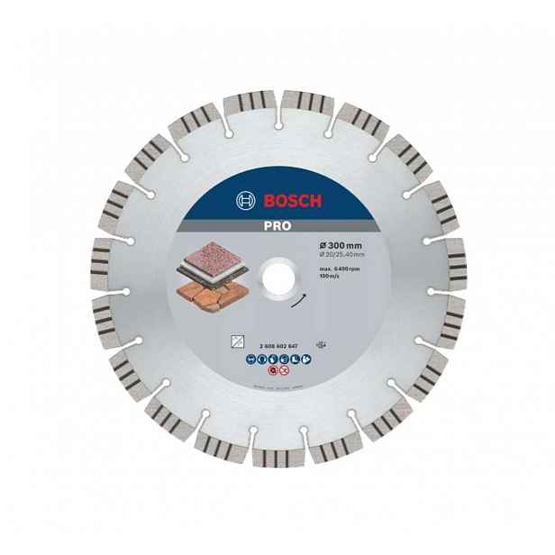 Bosch - Diamantový řezný kotouč na kámen 300x20/25,4 mm 2608602647