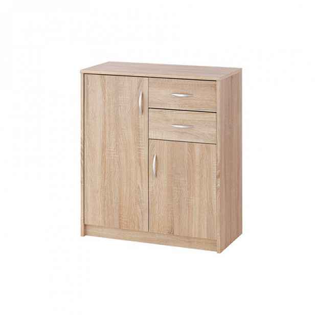 Komoda JULIA K12D2 Grafit/dub wotan