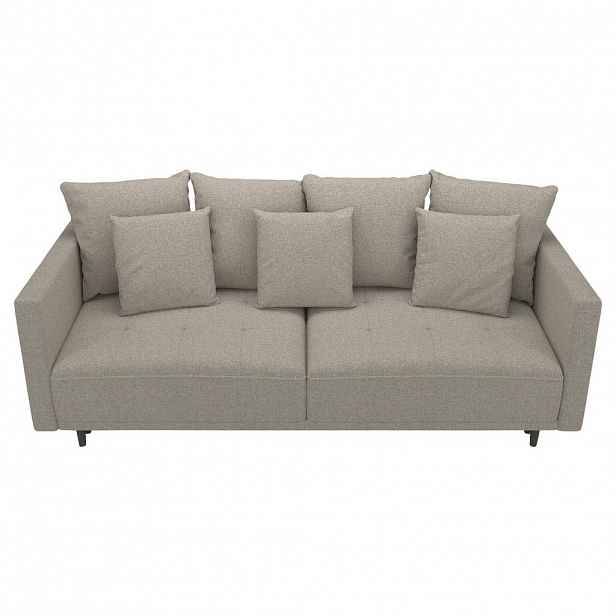 MID.YOU ROZKLÁDACÍ POHOVKA, textil, béžová