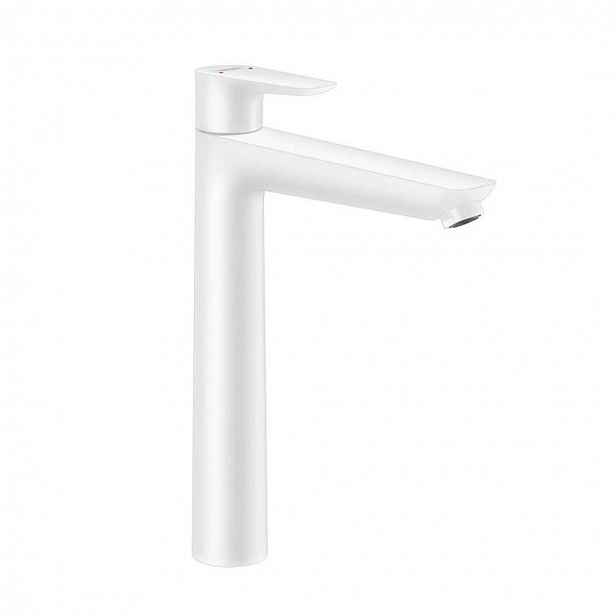 Hansgrohe Talis E - Umyvadlová baterie s výpustí, matná bílá 71716700