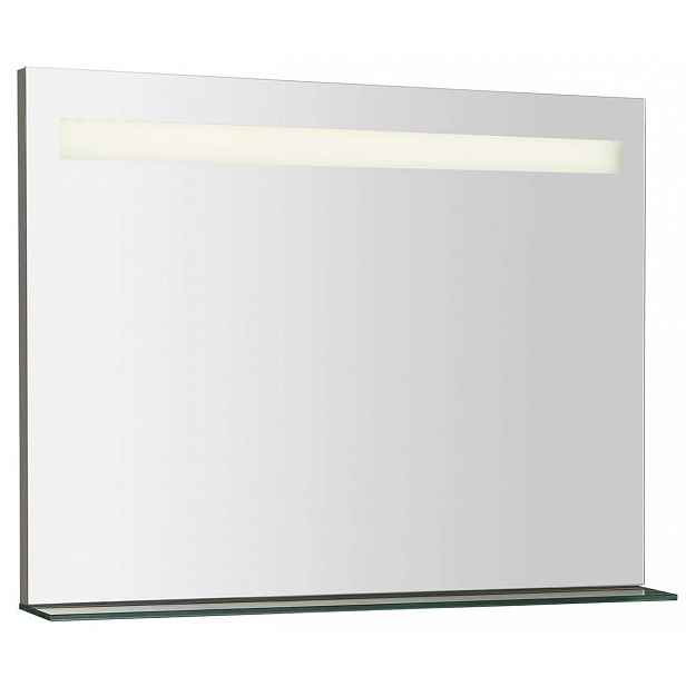 Sapho Breto - Zrcadlo Breto 80x61 cm s LED osvětlením a poličkou BT080