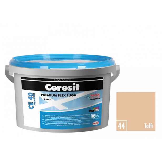 Spárovací hmota Ceresit CE 40 Aquastatic 2 kg toffi