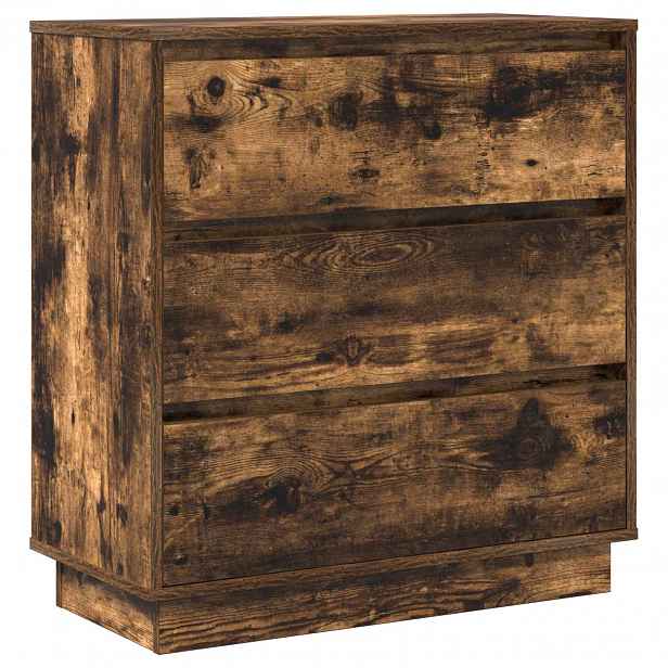 vidaXL Noční skříňka Kouřový dub 71 x 34,5 x 75 cm Kompozitní dřevo