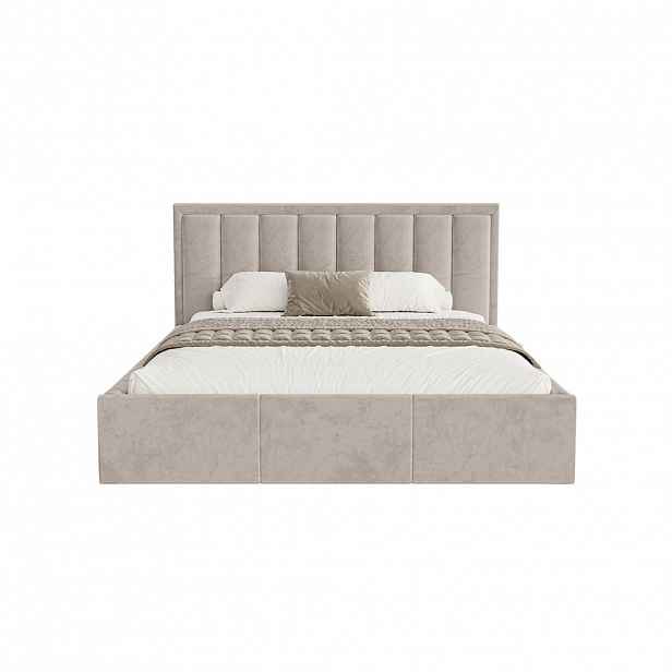 Fedve POLSTROVANÁ POSTEL SITIA 180x200 cm, Taupe