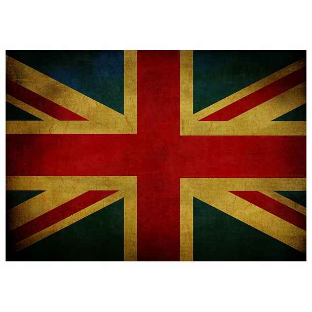Fototapeta Union Jack vlajka vintage retro vinylová 416x254 lepidlo