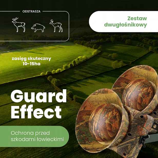 Guard Effect Agropixel odpuzovač zvířat – dvoureproduktorová sada
