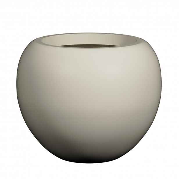 Květináč Stream, hedvábně bílá, více velkostí - Pottery Pots Velikost: M - ⌀ 57, v. 46,8 cm