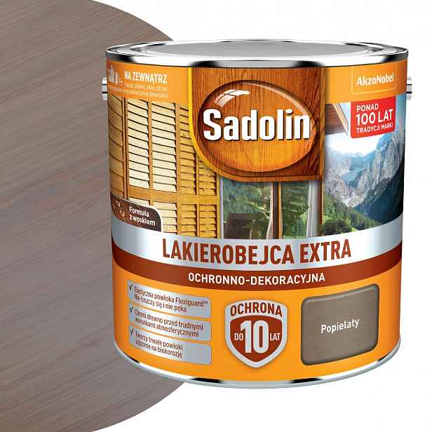 Sadolin Lakovna na dřevo Extra 5L Popelavá