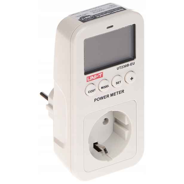 Wattmetr, Kalkulačka Energie S LCD Displejem UT-230B-EU Uni-t