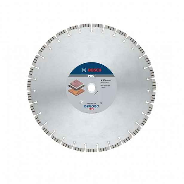 Bosch - Diamantový řezný kotouč na kámen 450x25,4 mm 2608602650