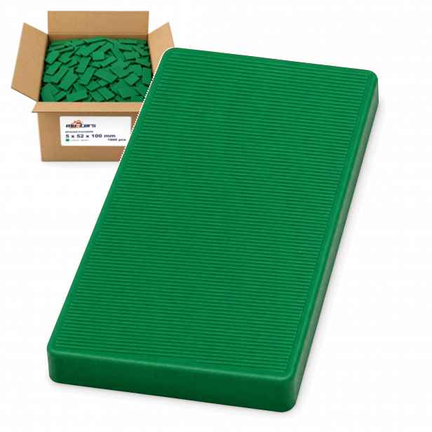 Distanční podložky pro zasklení 5x52x100 mm 1000ks