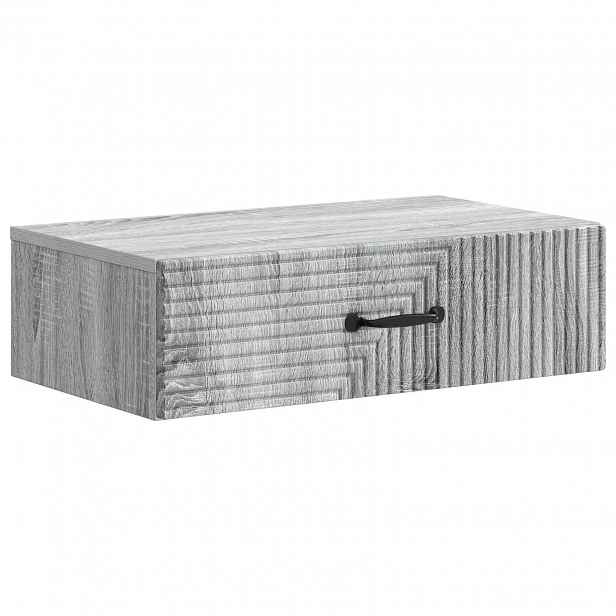 vidaXL Nástěnný boční stůl 59 x 34,5 x 17 cm Kompozitní dřevo