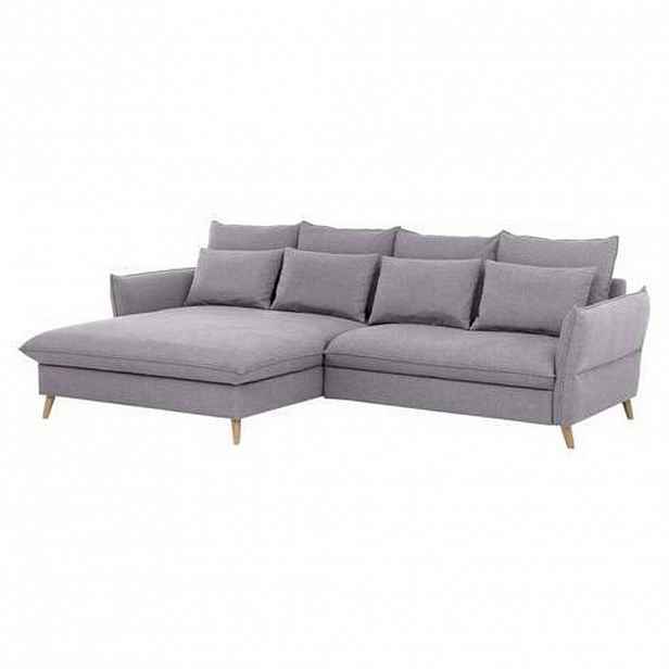 Livetastic ROHOVÁ SEDAČKA, textil, světle šedá