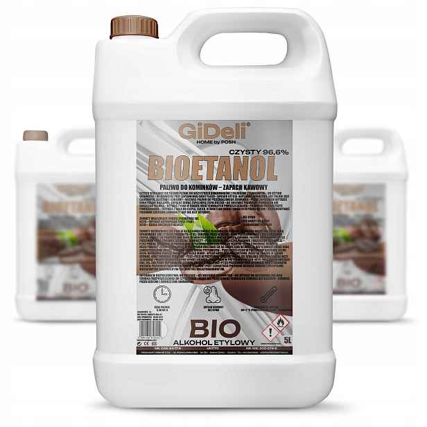 Bioetanol do krbu 3x 5L s vůní kávy biopalivo