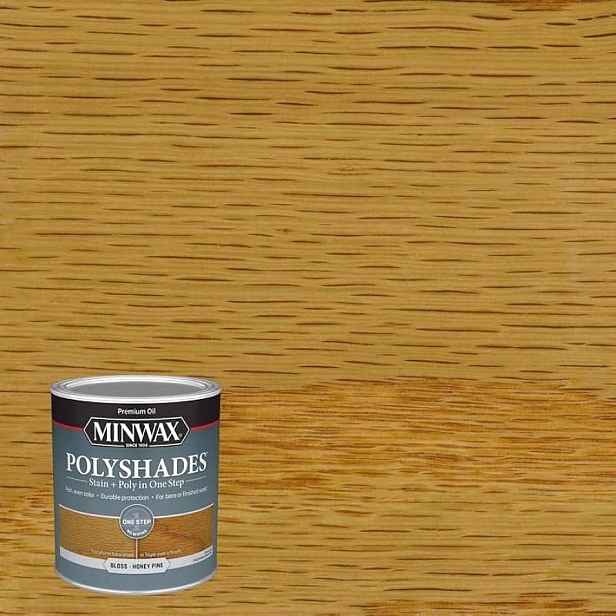 Minwax PolyShades Lak na dřevo 946 ml Gloss Honey Pine