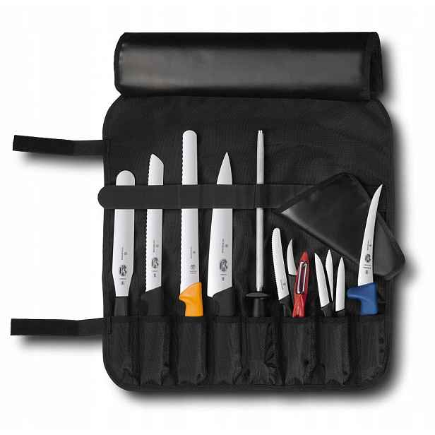 Pouzdro na nože Victorinox 7.4011.47 Cutlery Roll Bag na 8 kusů, černé