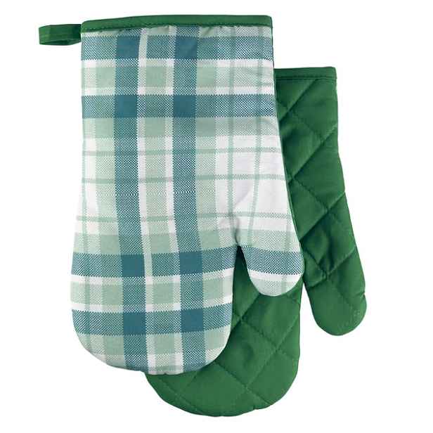 PROHOME - Chňapka s magnetem Checks 2ks zelená
