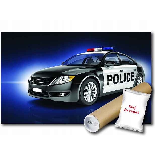 Vinylová fototapeta Auto Policejní Auto Vozidlo 254x184