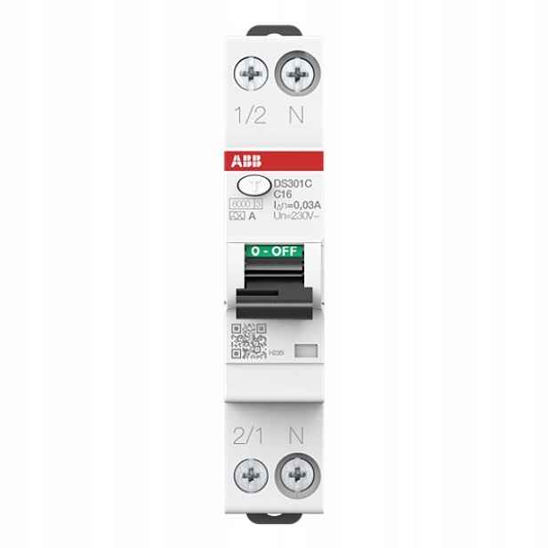 Abb diferenciální a nadproudový spínač C16 A30 2CSR255163R1164