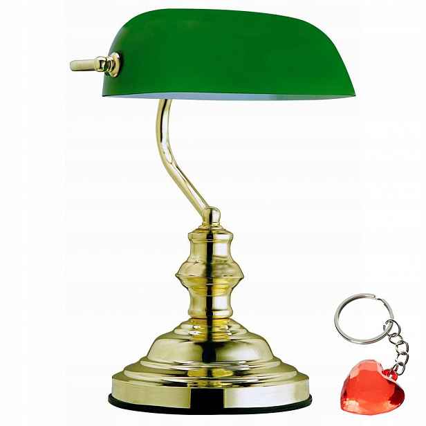Bankéřská stolní lampa Antique 2491 Globo