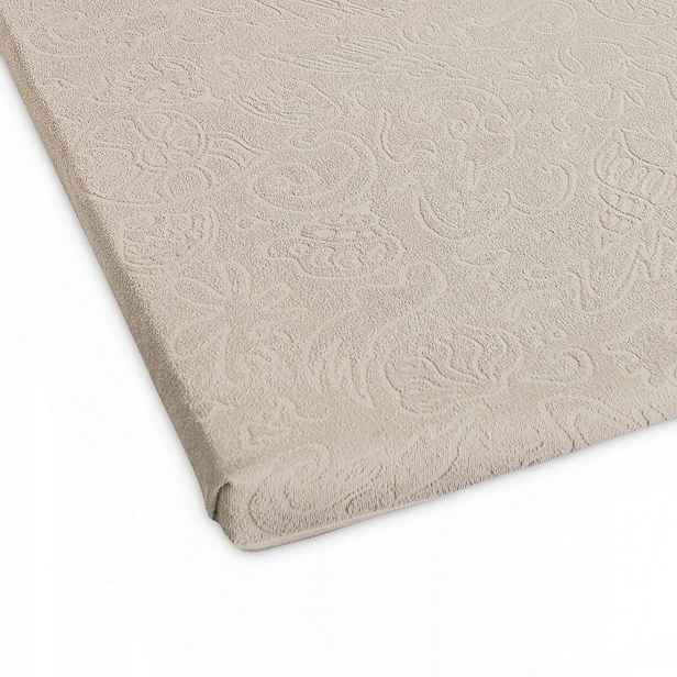 Froté prostěradlo bez gumičky Tulipán 175x220 Zwoltex sépie Tlusté