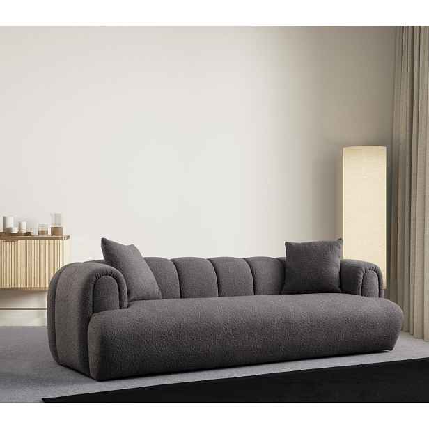 Trojmístná pohovka Puffy 3 Plain - Anthracite