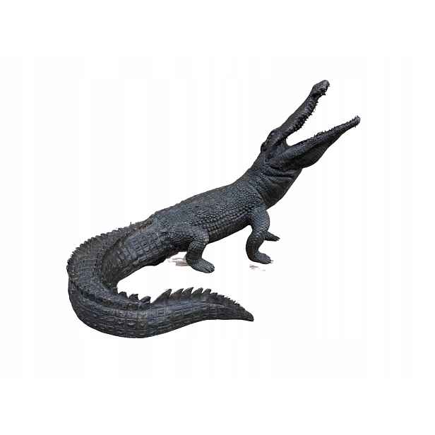 Velký krokodýl z bronzu – Fontána – gigant Aligator