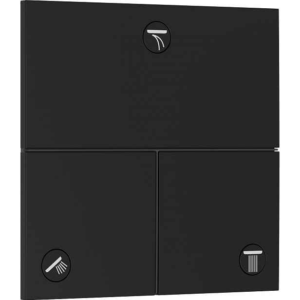 Ventil Hansgrohe ShowerSelect Comfort E bez podomítkového tělesa matná černá 15573670