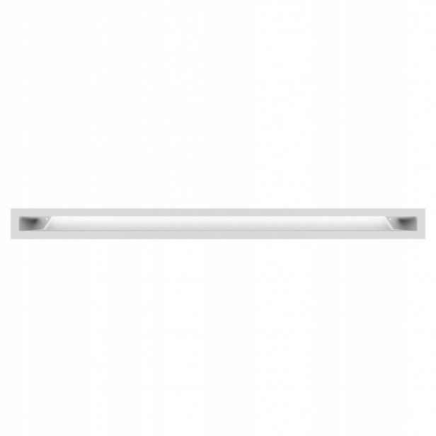 Ventilační Krbová Mřížka Luft do krbu 60x800 bílá 6x80 kovová Sf