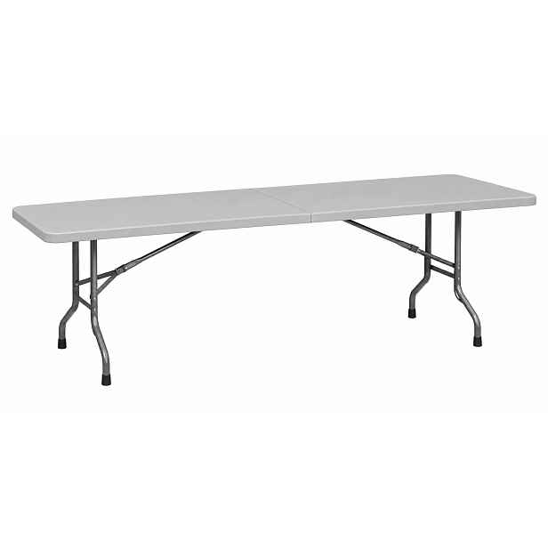 Zahradní stůl skládací plastový délka 240cm, barva šedá