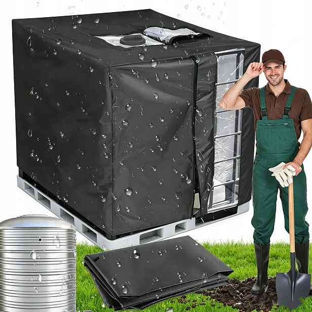 Obal Na Nádrž 1000 L Mauser Ibc Kryt Uv Plachta Proti Řasám