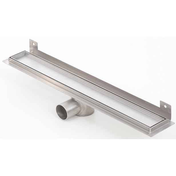 Kesmet Lineární Odtok 80 cm při/stěnový sifon Ocel