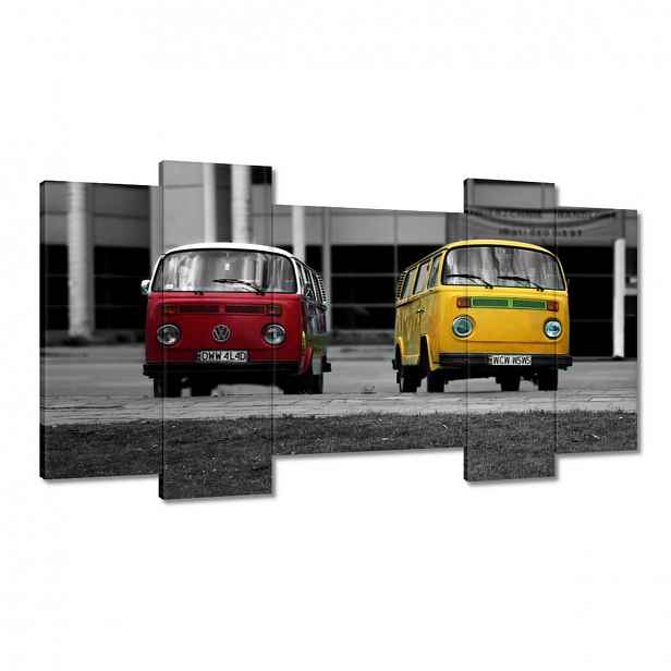 Obrazy 120x65 Červená a žlutá Vw