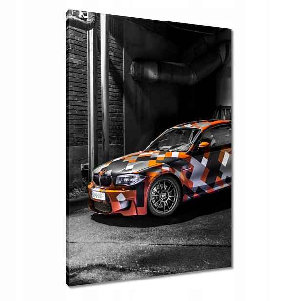 Obrazy 70x100 Oranžové Bmw
