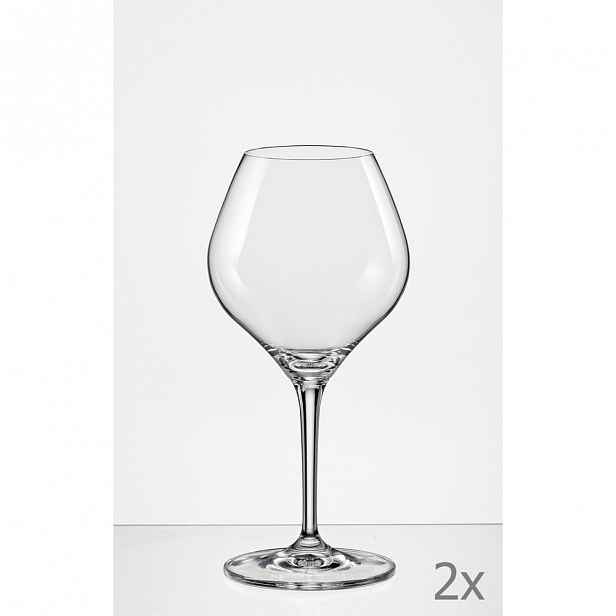 Sada 2 sklenic na víno Crystalex Amoroso, 280 ml