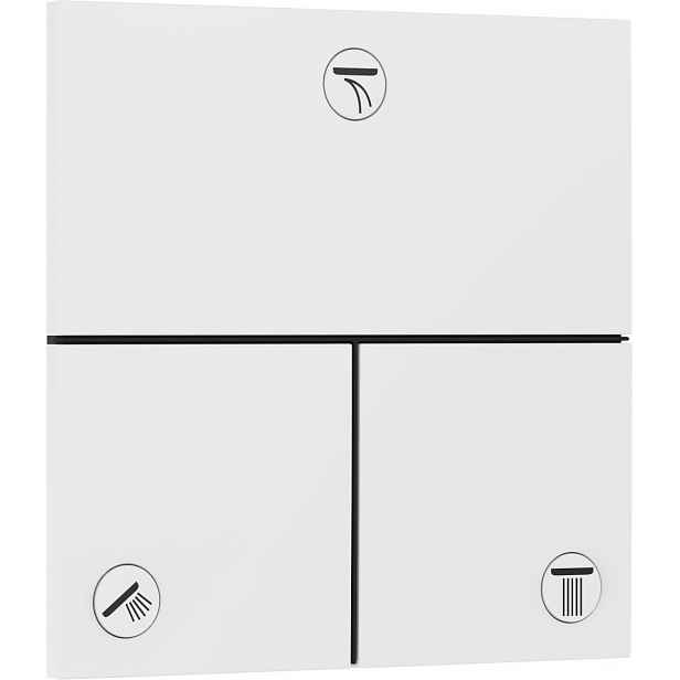 Ventil Hansgrohe ShowerSelect Comfort E bez podomítkového tělesa matná bílá 15573700