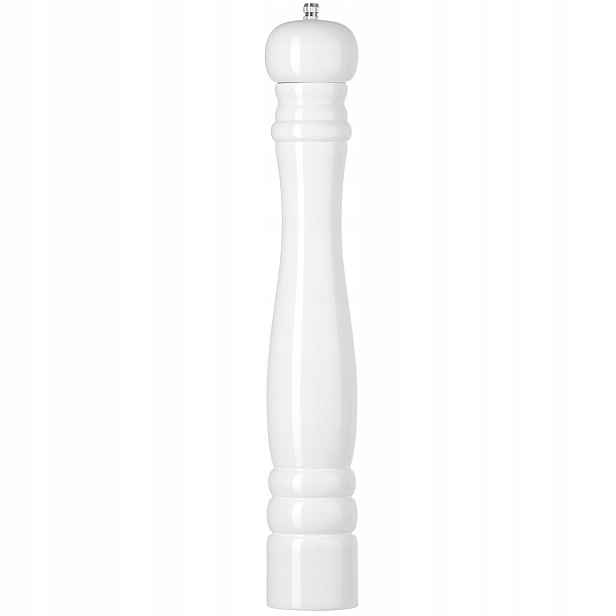 Mlýnek na sůl dřevěný, bílý, průměr 65 x 415 mm Hendi 469583