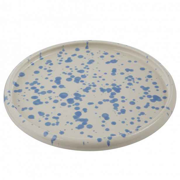 Butlers BOOGY SPLASH Snídaňový talíř 21 cm - sv. modrá