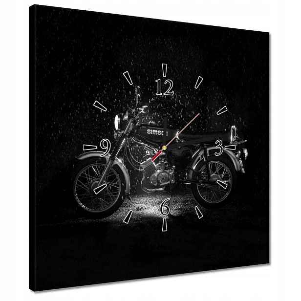 Hodiny 40x40 Simson S51 Čtyřrychlostní Simsonek, čtyřka dvous