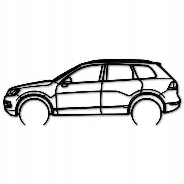 Obraz Automobil Volkswagen Touareg Prolamované Obrazy Na Stěnu Do Obývacího Pokoje 80 cm