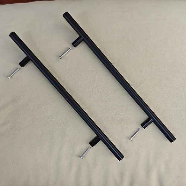 TEMU 2 ks 30 cm / 11,81 palce nerezových ocelových T-rukojetí, kompletní s všemi doplňky, pohodlné držení, robustní a odolné, esteticky příjemný