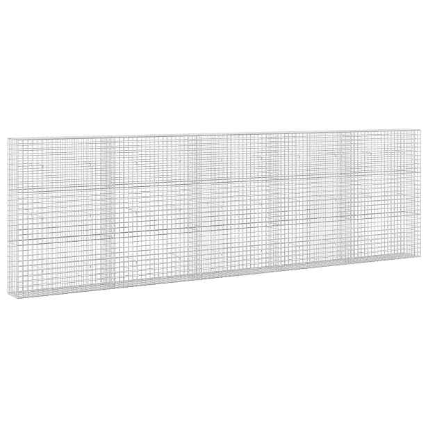 vidaXL Gabion s drátem 5 mm a síťkou 5x5 cm 500x30x150 cm